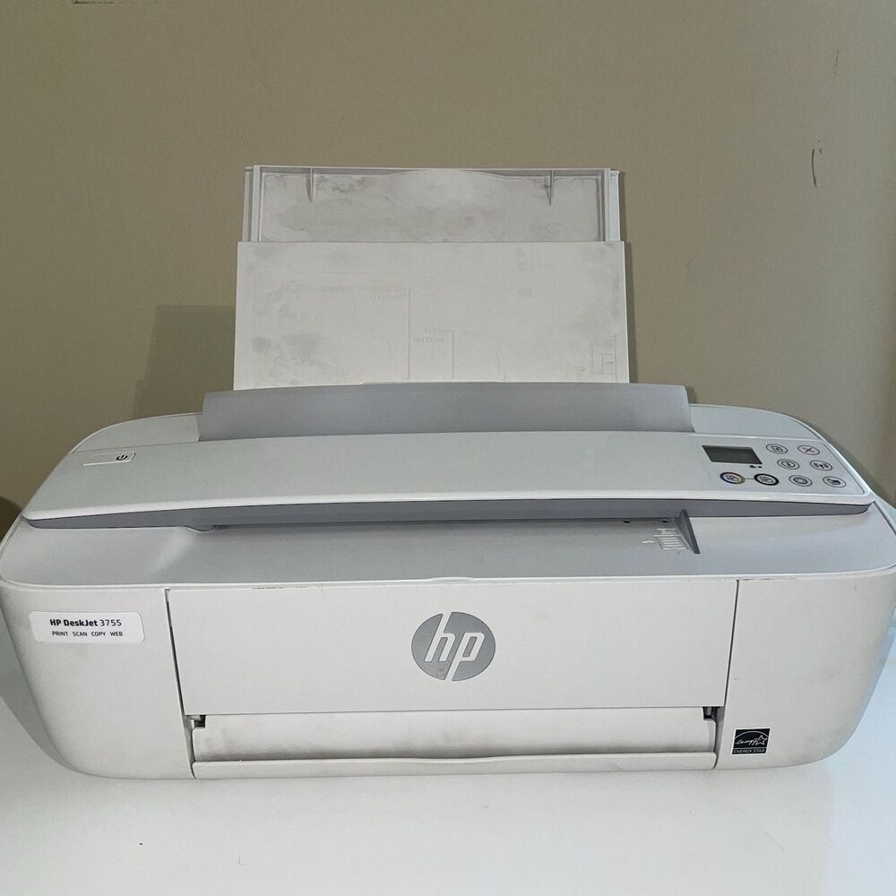 HP DeskJet 3755 Print Scan Copy Web- All-in-One  Working Condition